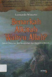 Benarkah Alkitab Wahyu Allah